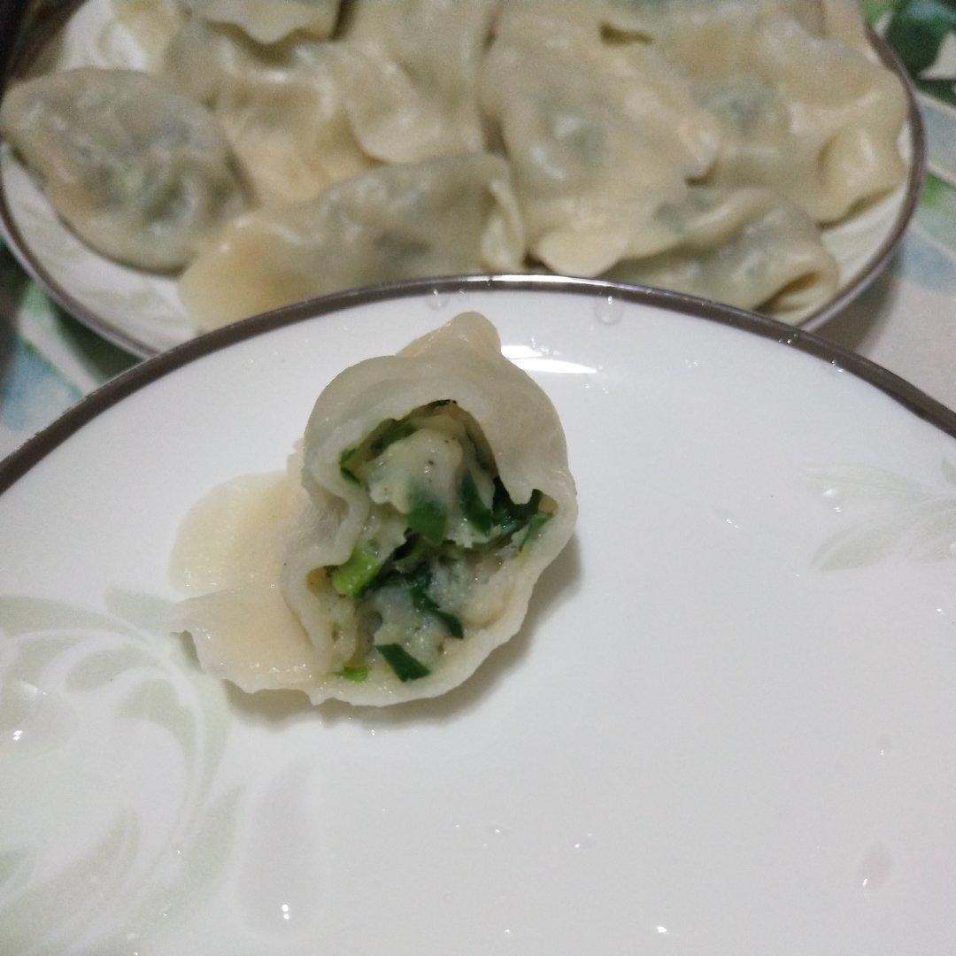 【鲜掉眉毛的】龙利鱼韭菜馅儿水饺