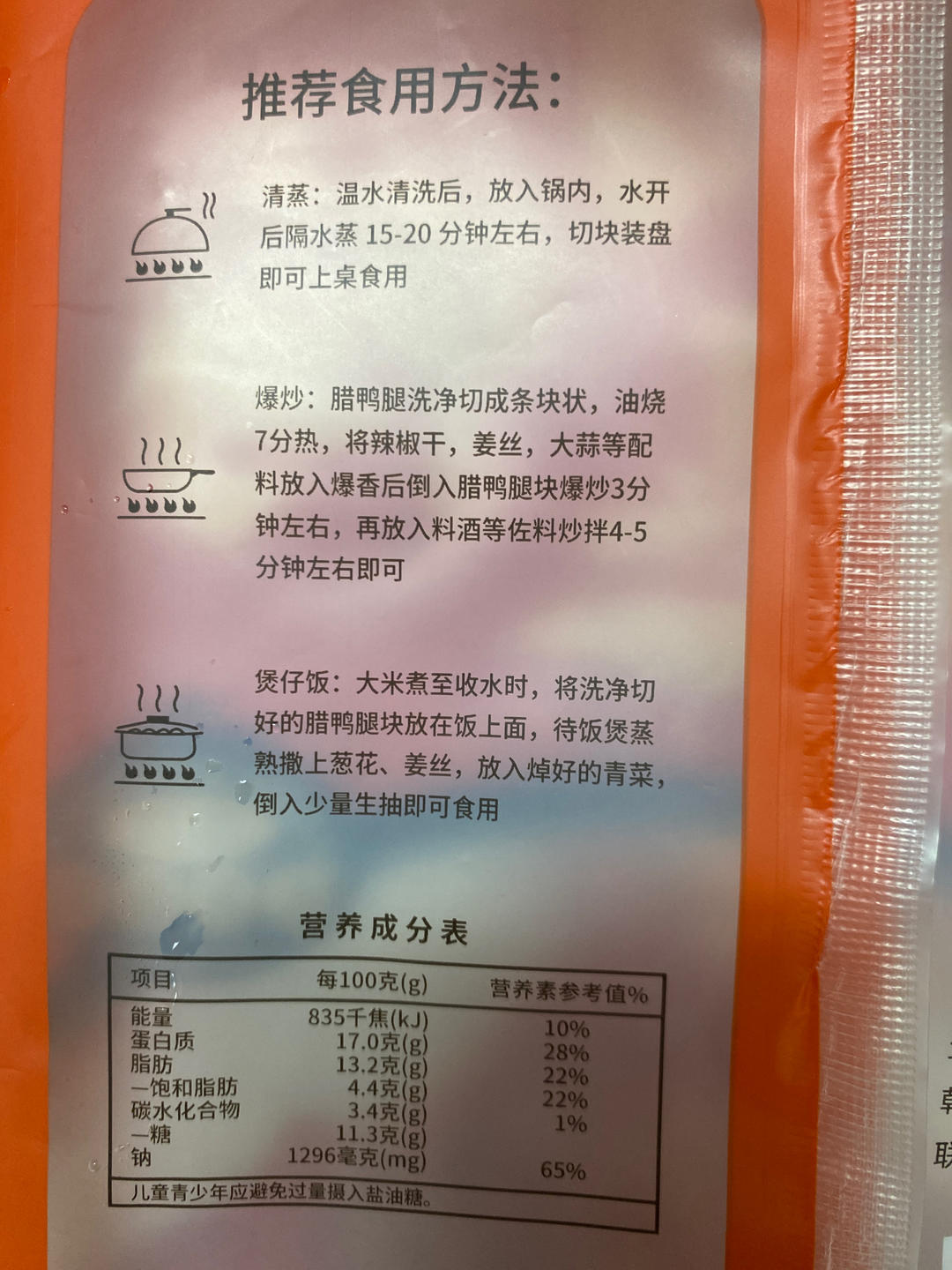 鸭腿食用方法记录