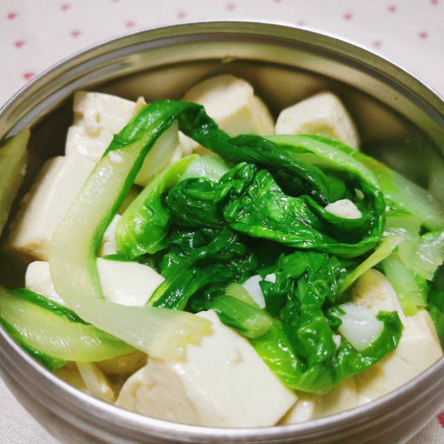小白菜炒豆腐
