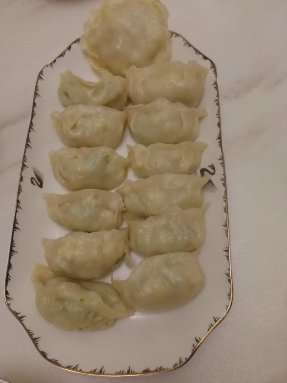 素馅烫面大蒸饺