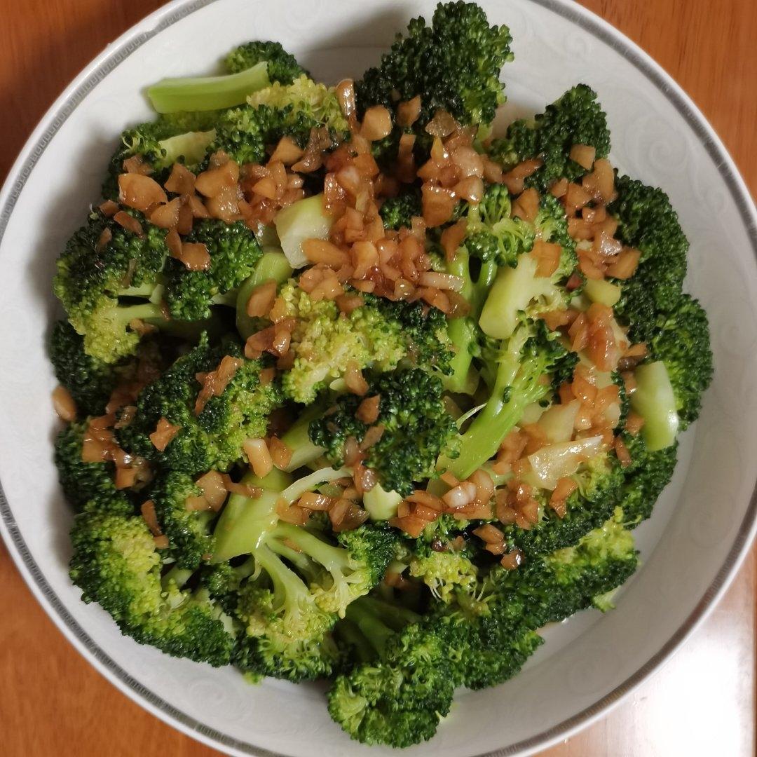 高大上💯超简单蒜蓉蚝油西兰花❗️鲜香营养丰富✅家常菜宴客菜