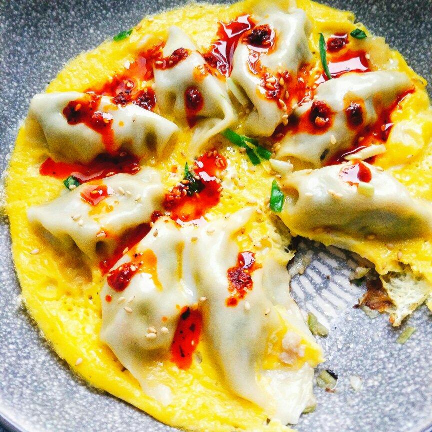 懒人快手抱蛋煎饺