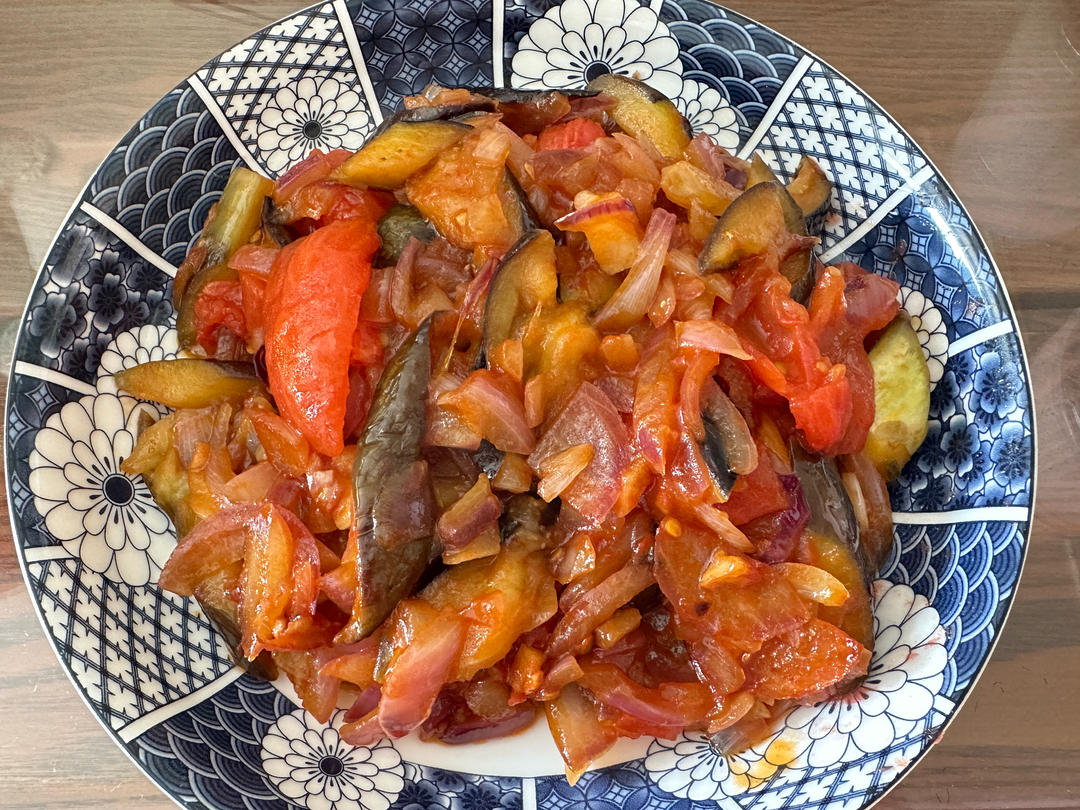 堂妈小厨——番茄烧茄子🍆