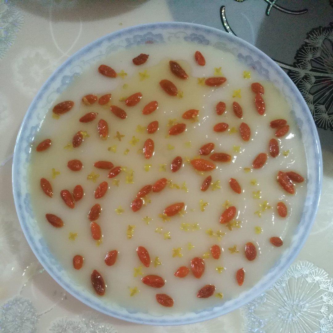 藕粉桂花糕