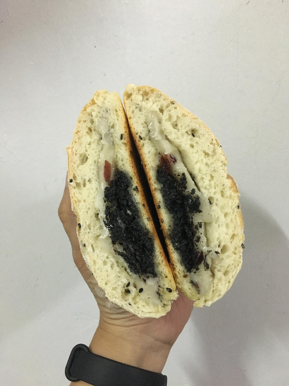 抹茶麻薯紫薯欧包
