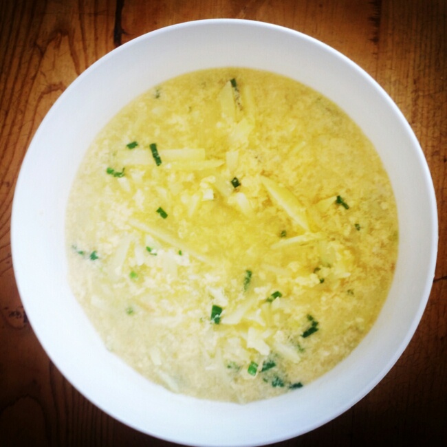 土豆丝鸡蛋汤