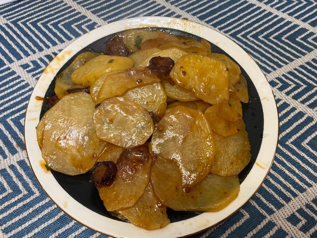 家常炒土豆片