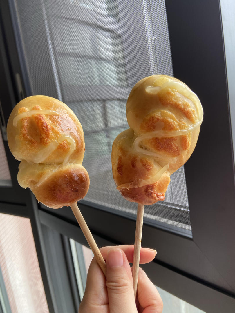 烤起来吧，鸡腿面包~