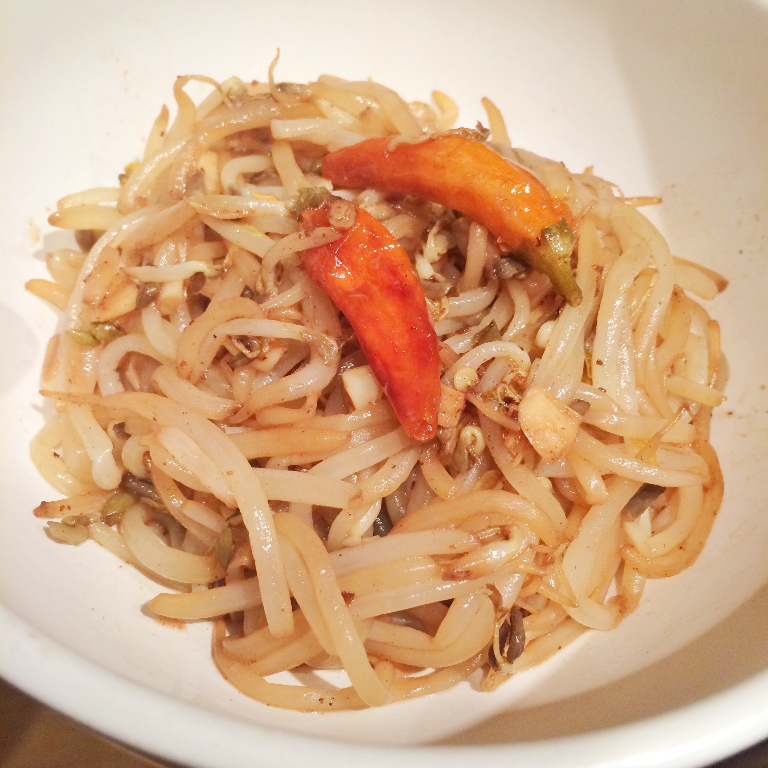 呛炒黄豆芽