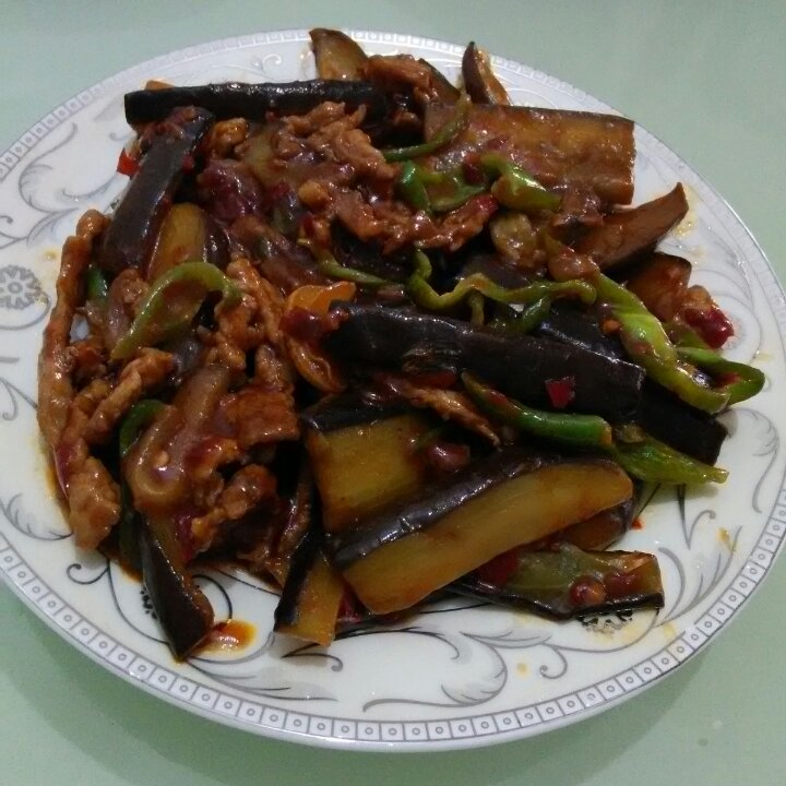 红烧肉沫茄子