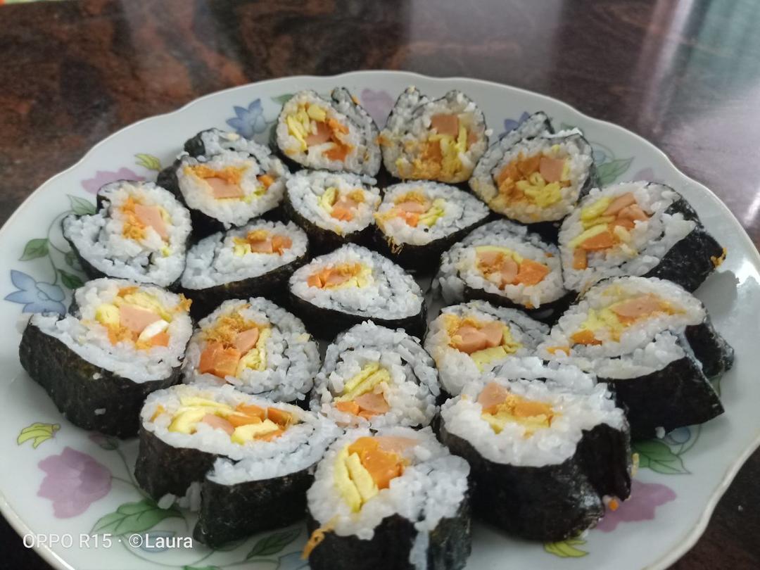 自制寿司（含寿司醋配方和超详细寿司卷法）