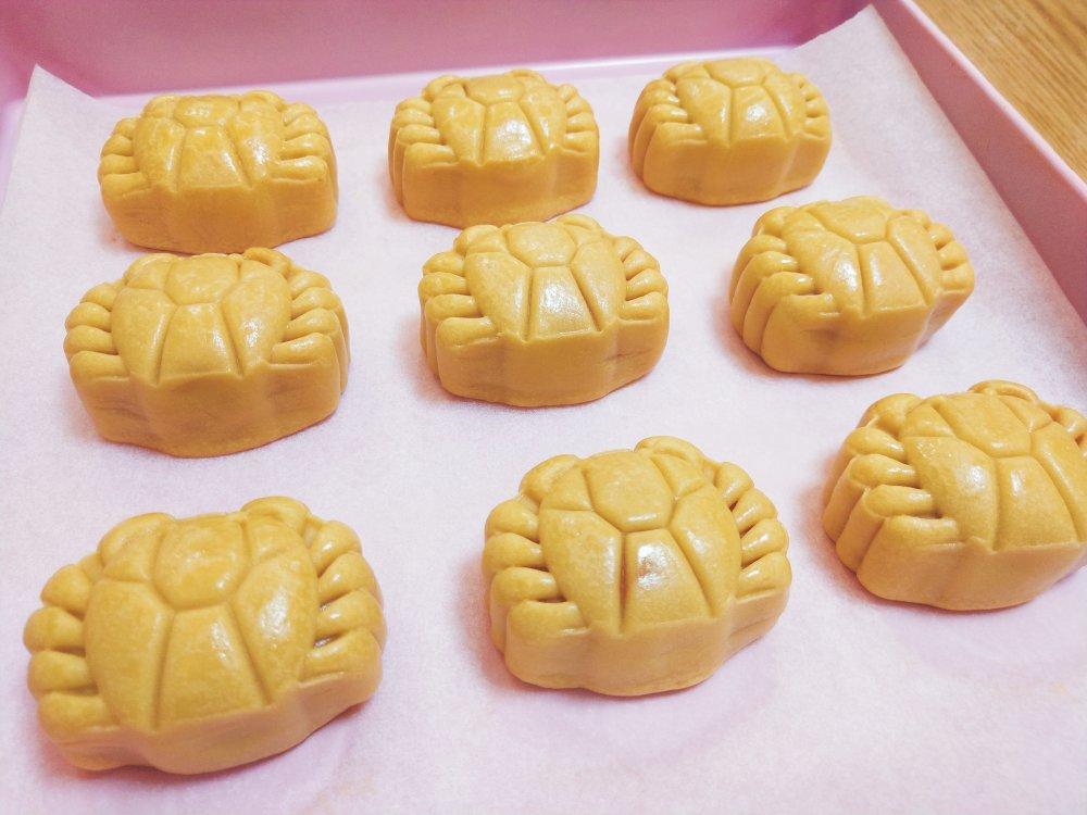 流心奶黄月饼（无吉士粉/转化糖浆版本）【曼食慢语】