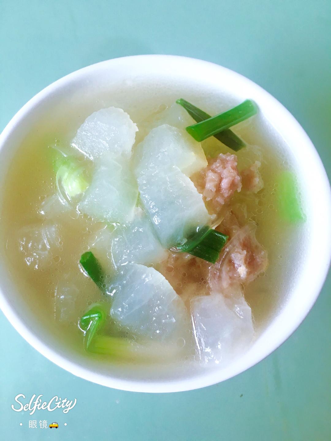 冬瓜粉丝肉羹汤的做法