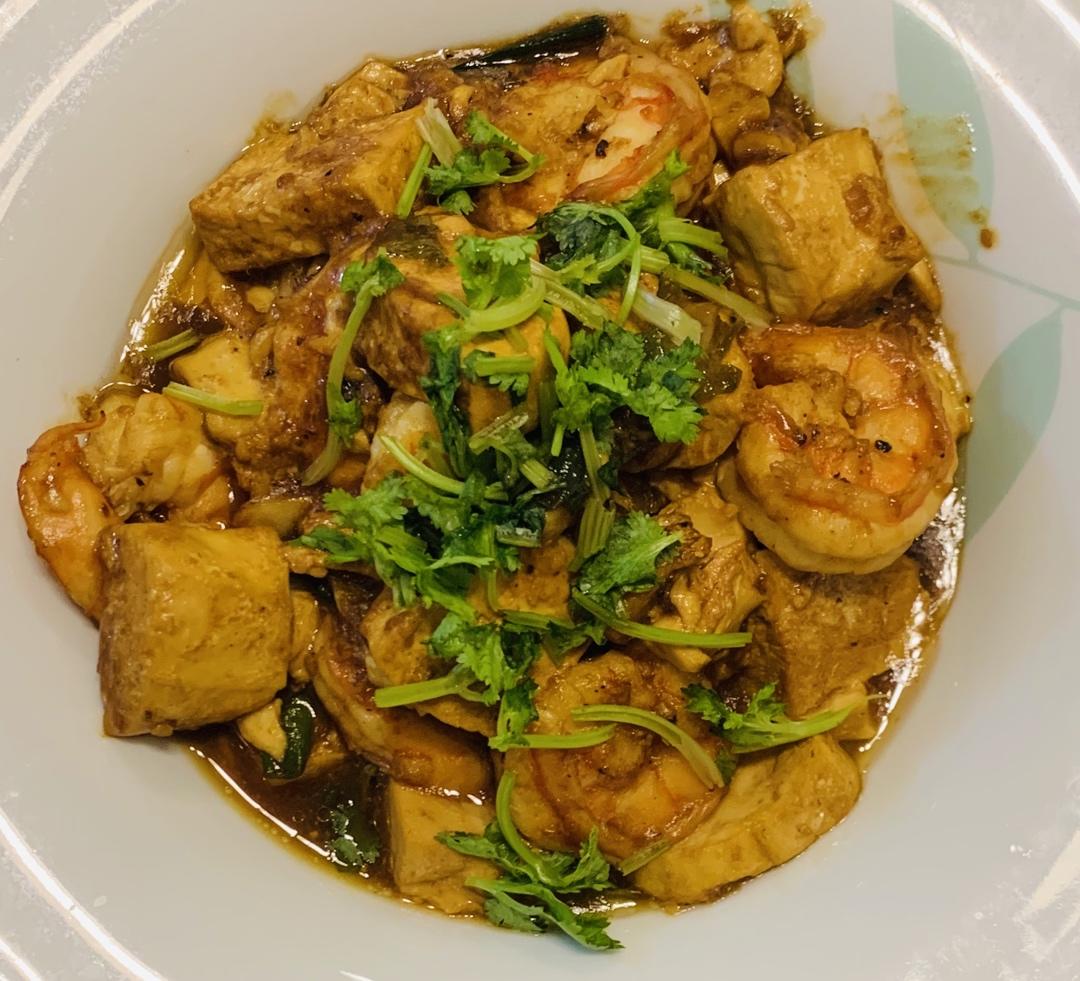 虾仁豆腐