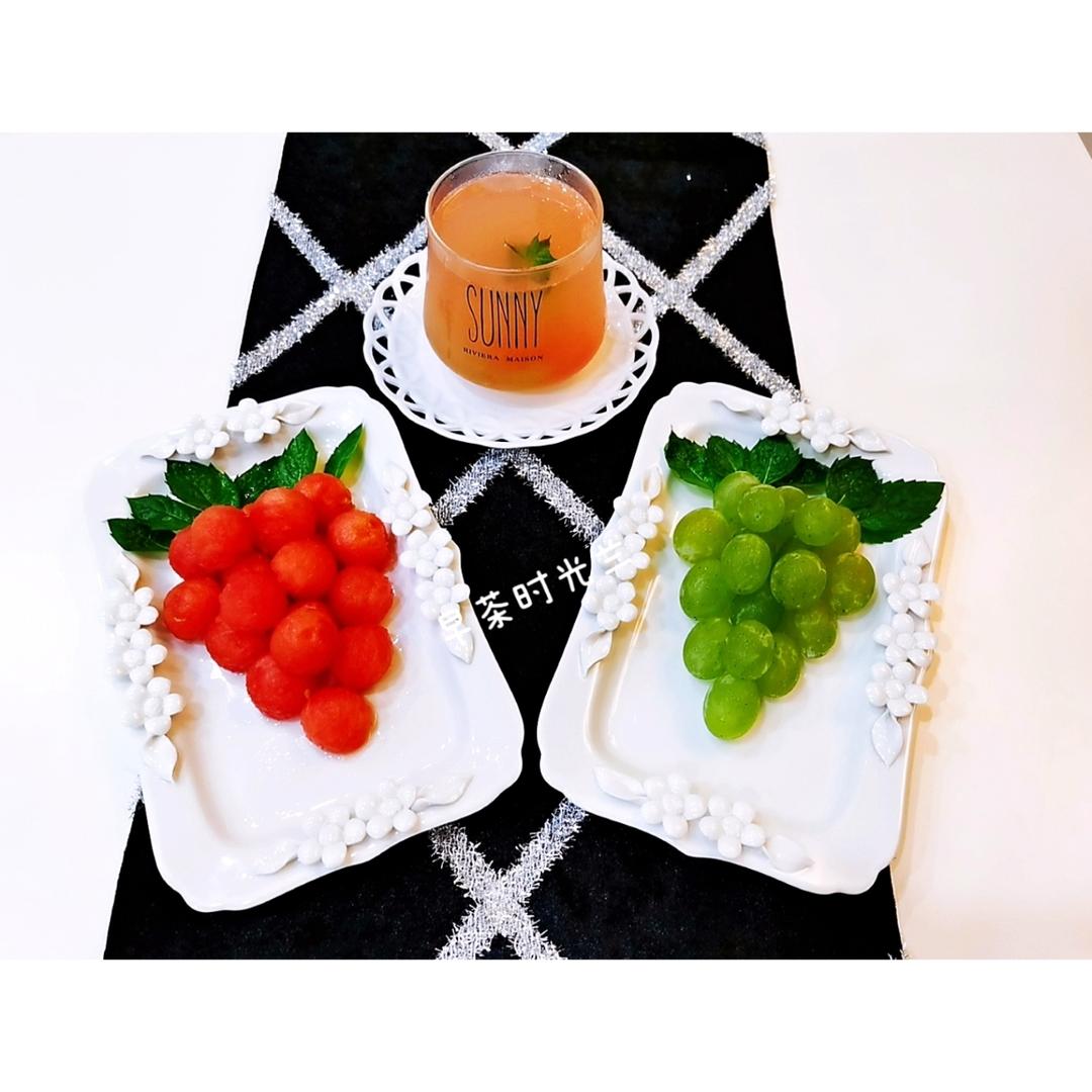 超人气网红夏日冰饮｜青提柠檬冰美式☕