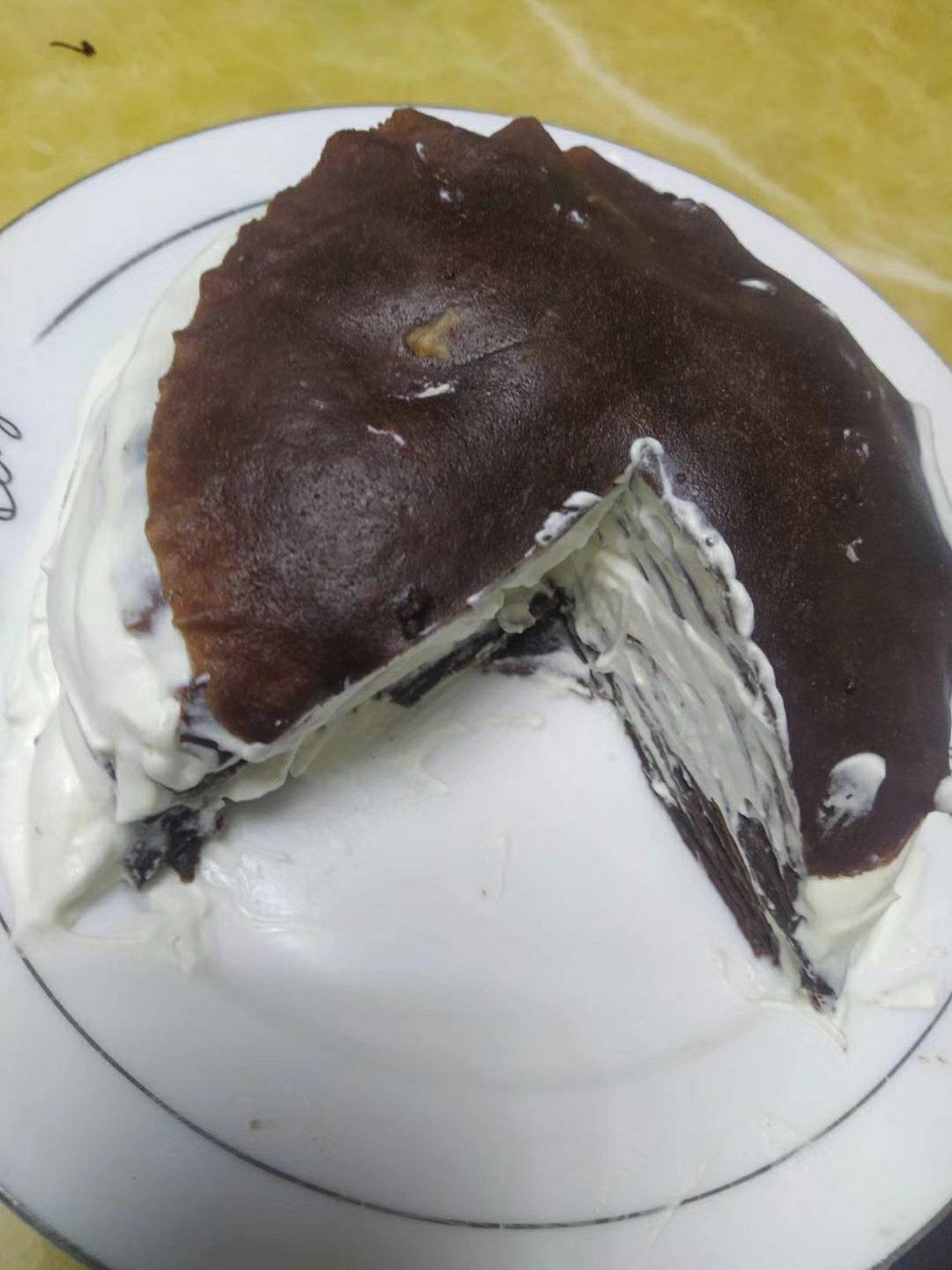 芒果千层蛋糕，100%成功告别煎皮无能