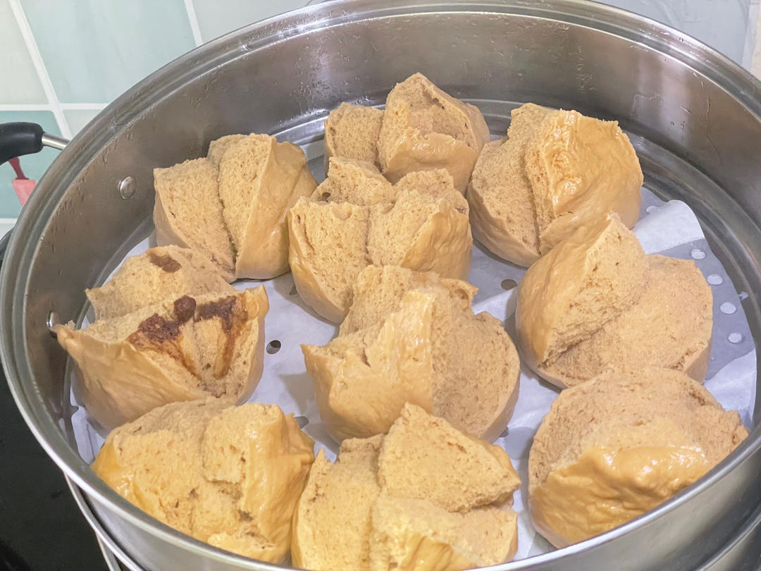 【红糖开花馒头】一招做出开花馒头，好吃又好玩！