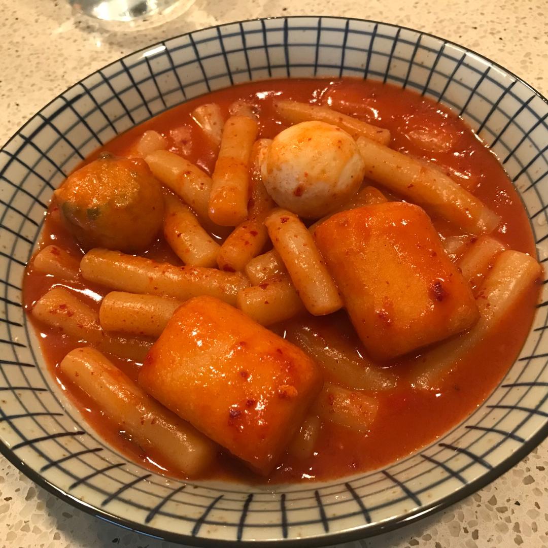 韩式辣炒年糕（or网红芝士套路之芝心年糕）