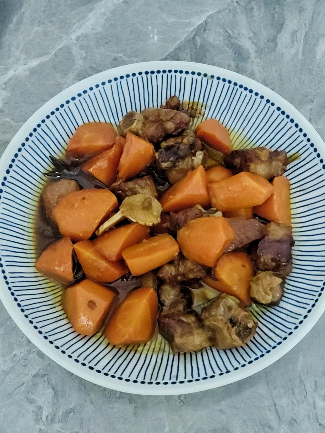 家常菜｜陈皮话梅排骨