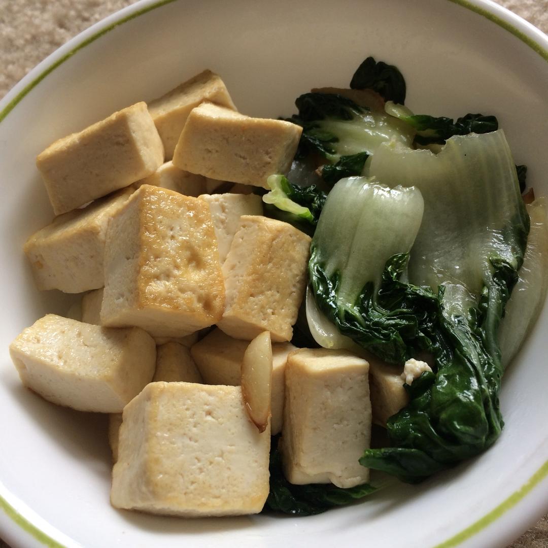 青菜炒豆腐