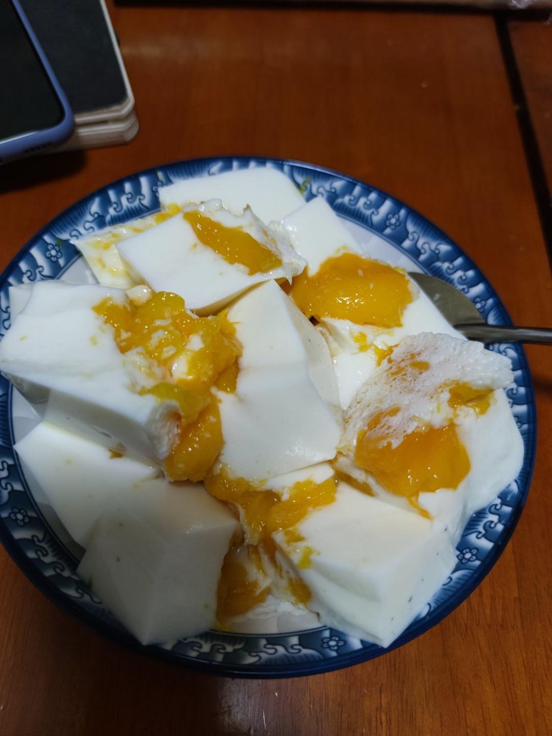 夏日必备小甜品🥭芒果布丁🍮超简单「学不会你来打我」