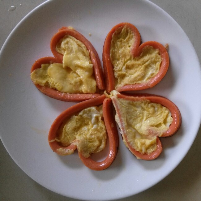心形煎鸡蛋