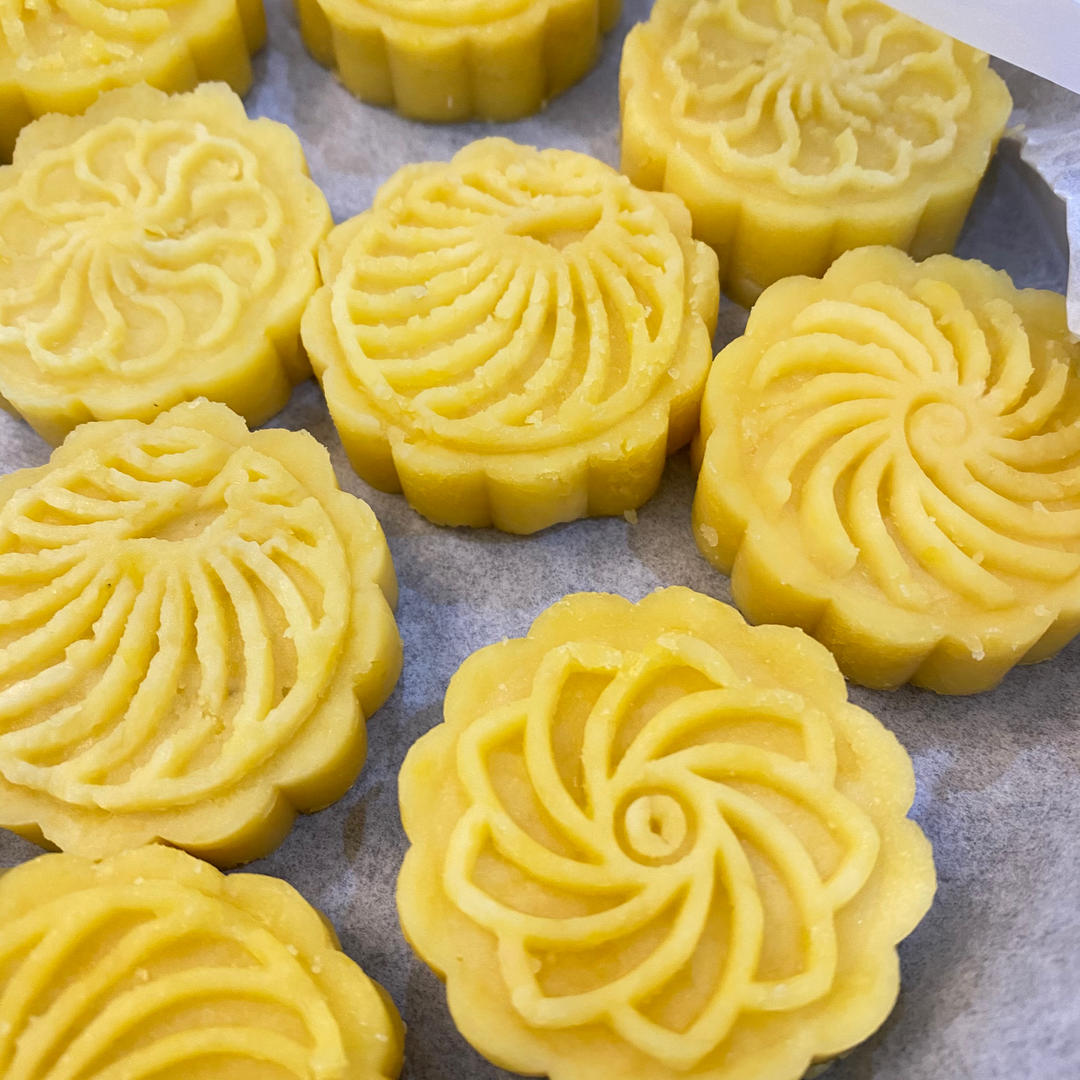 奶香绿豆糕（无豆腥味，超快手不麻烦）