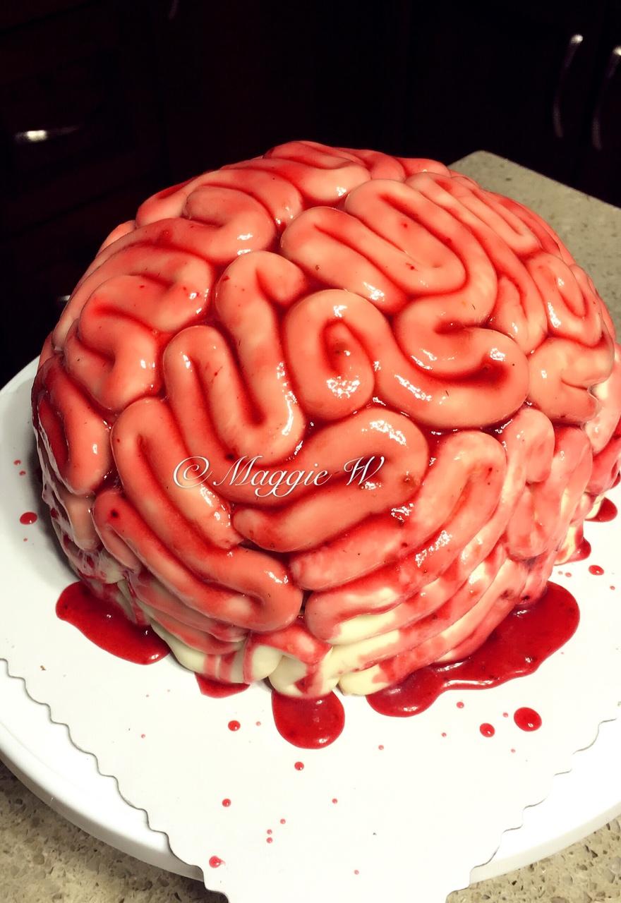 【万圣节】大脑蛋糕