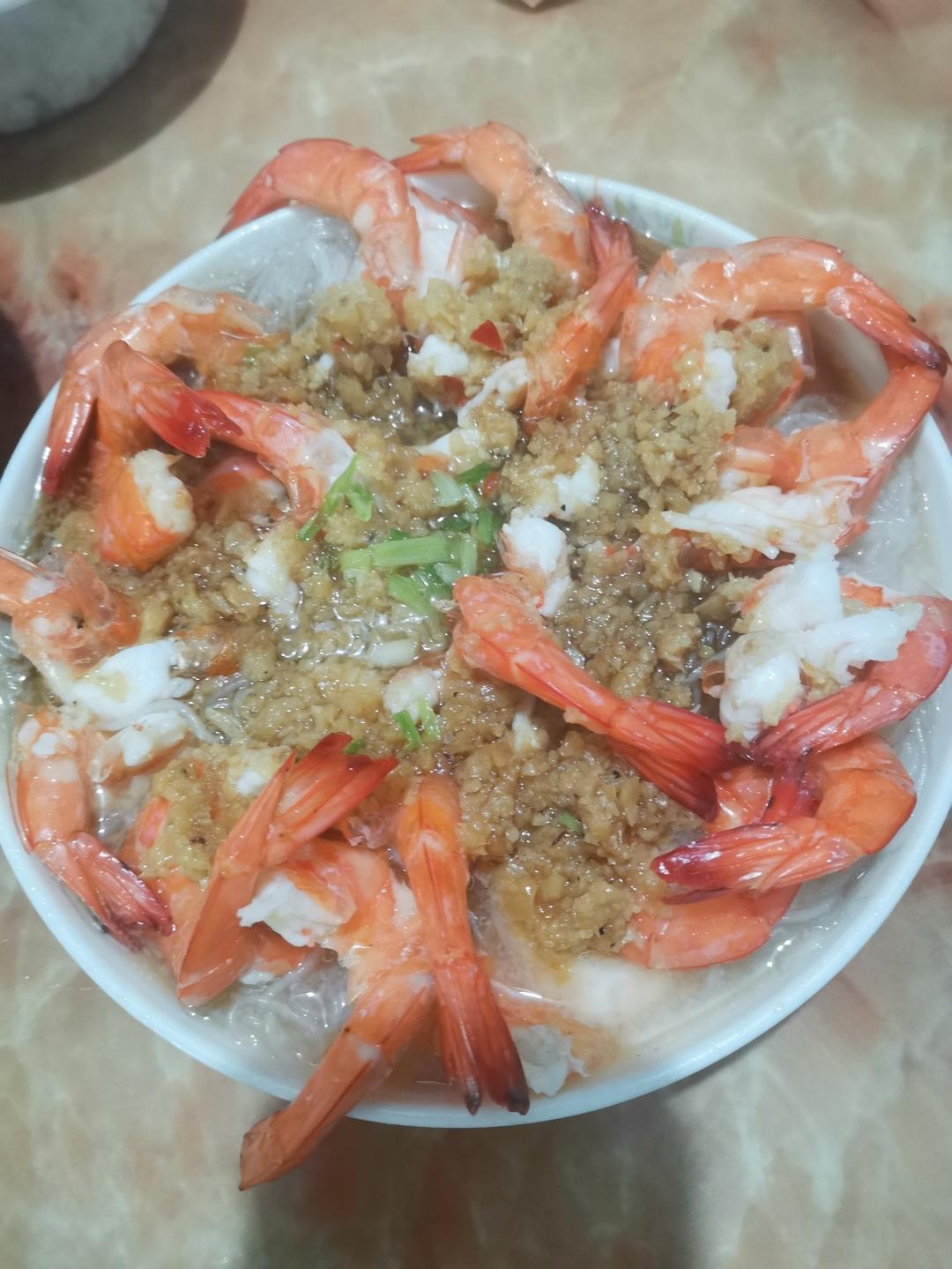 蒜蓉粉丝蒸虾