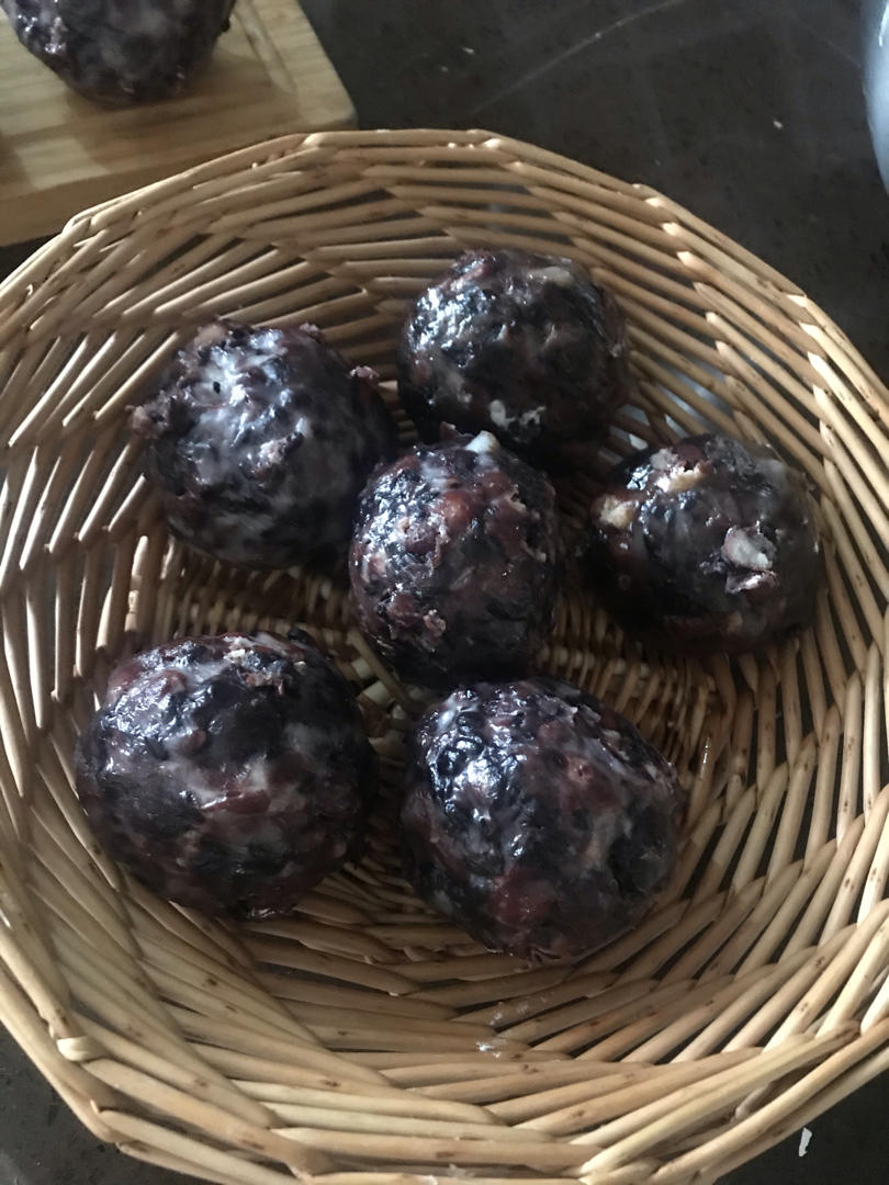 珑轩做的网红水晶糯米团子粘豆包