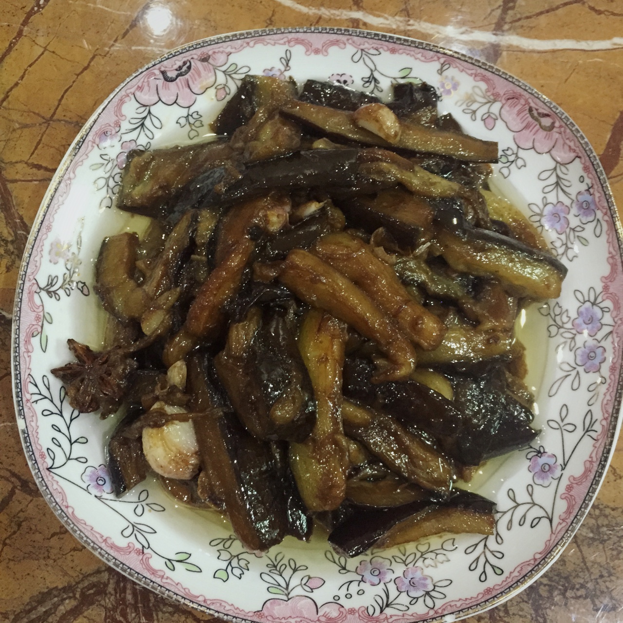 老丁的私房菜-油焖茄子