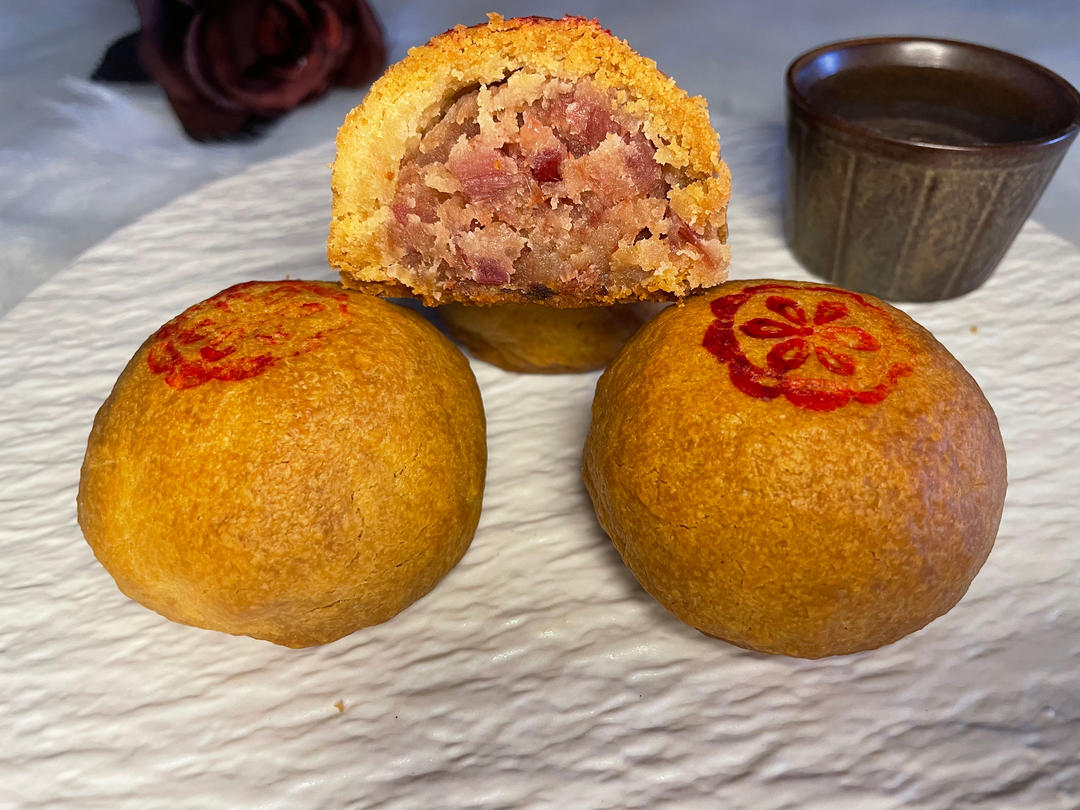 云腿月饼（量大用厨师机）