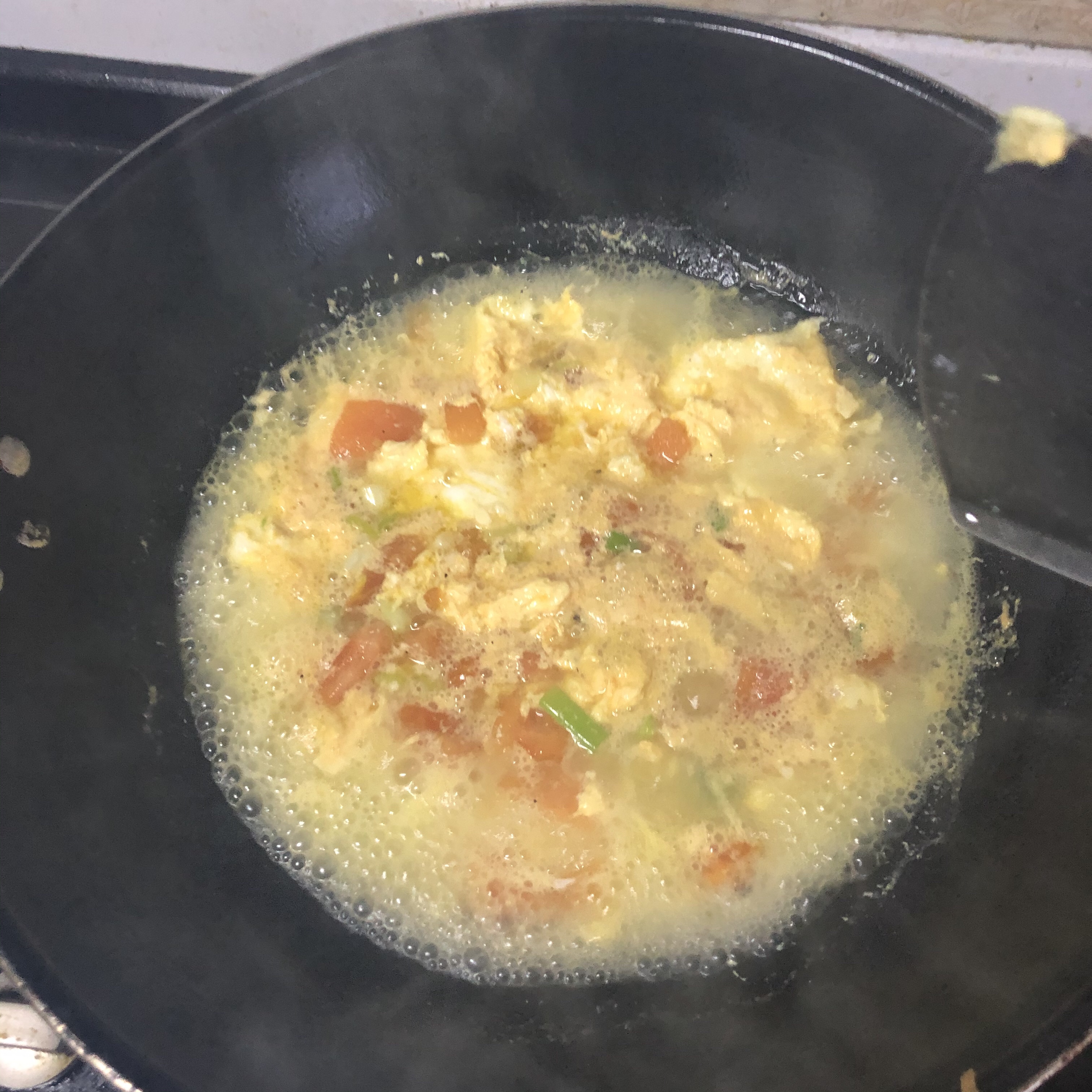 西红柿鸡蛋汤的做法 步骤4