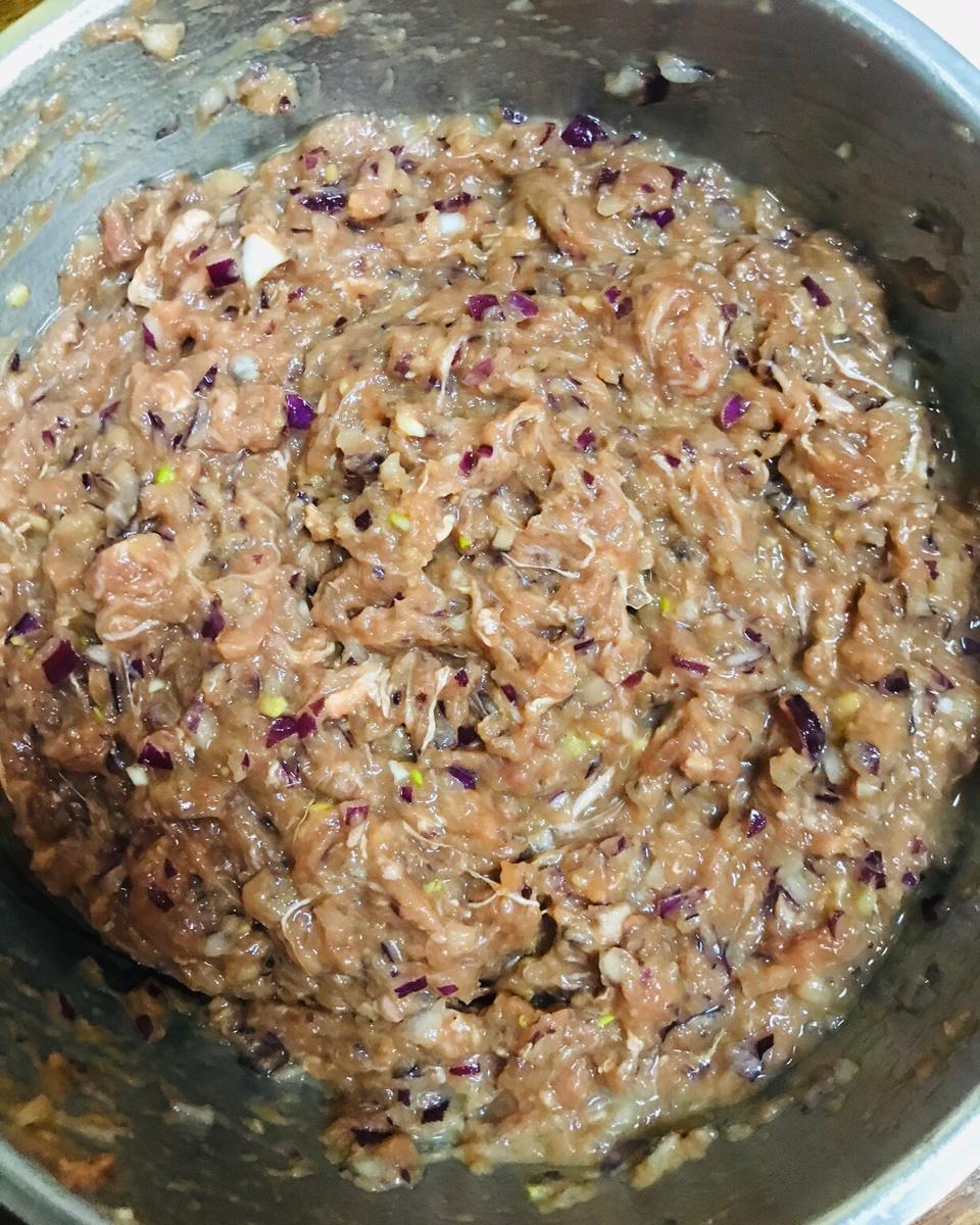 大葱牛肉饺子馅、包子馅