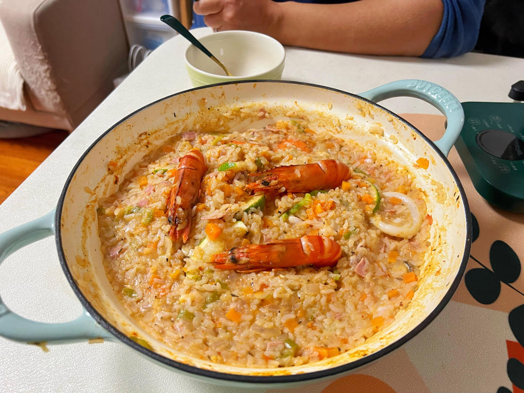 高颜值西班牙海鲜烩饭