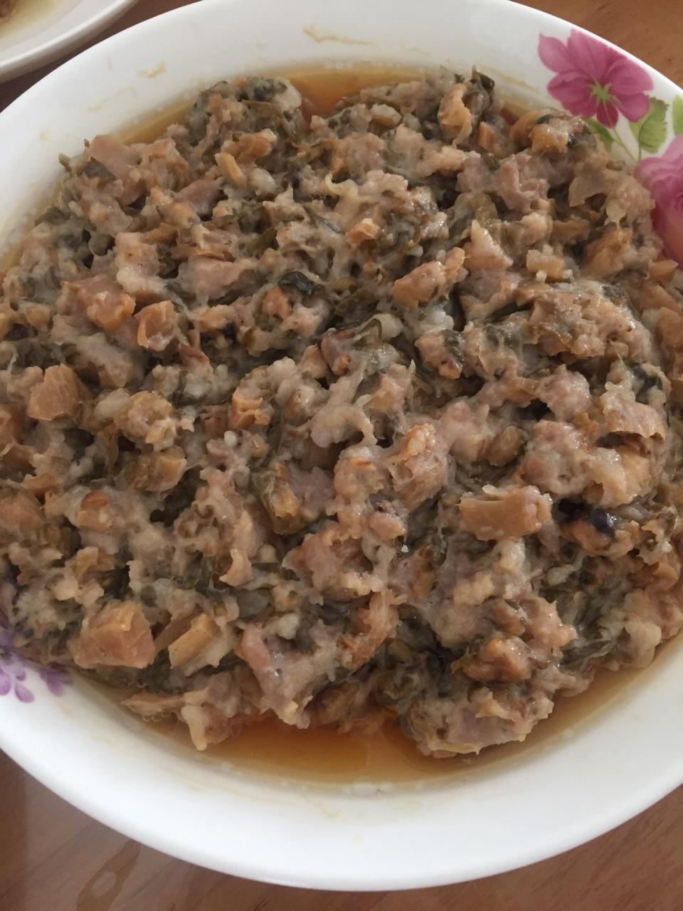 梅菜蒸肉饼