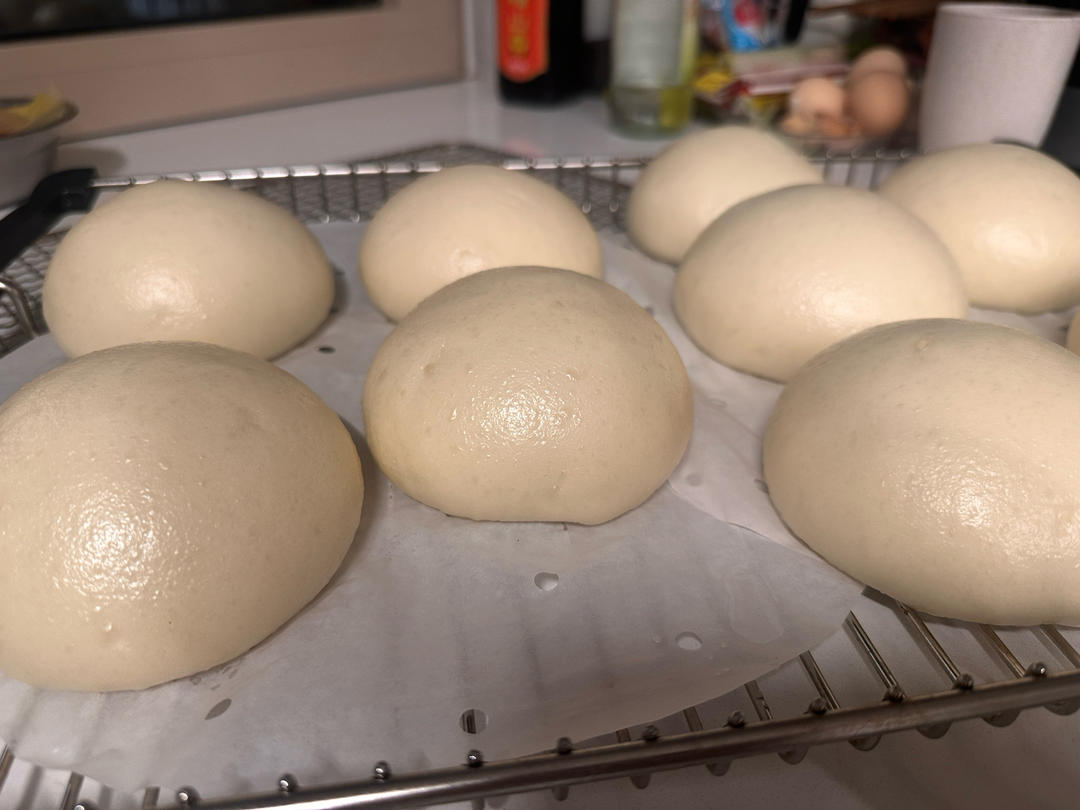 纯手工奶香馒头【无泡打粉，无添加】