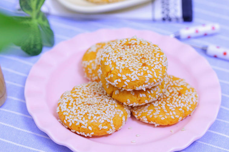 红薯芝心小饼 宝宝辅食食谱的做法