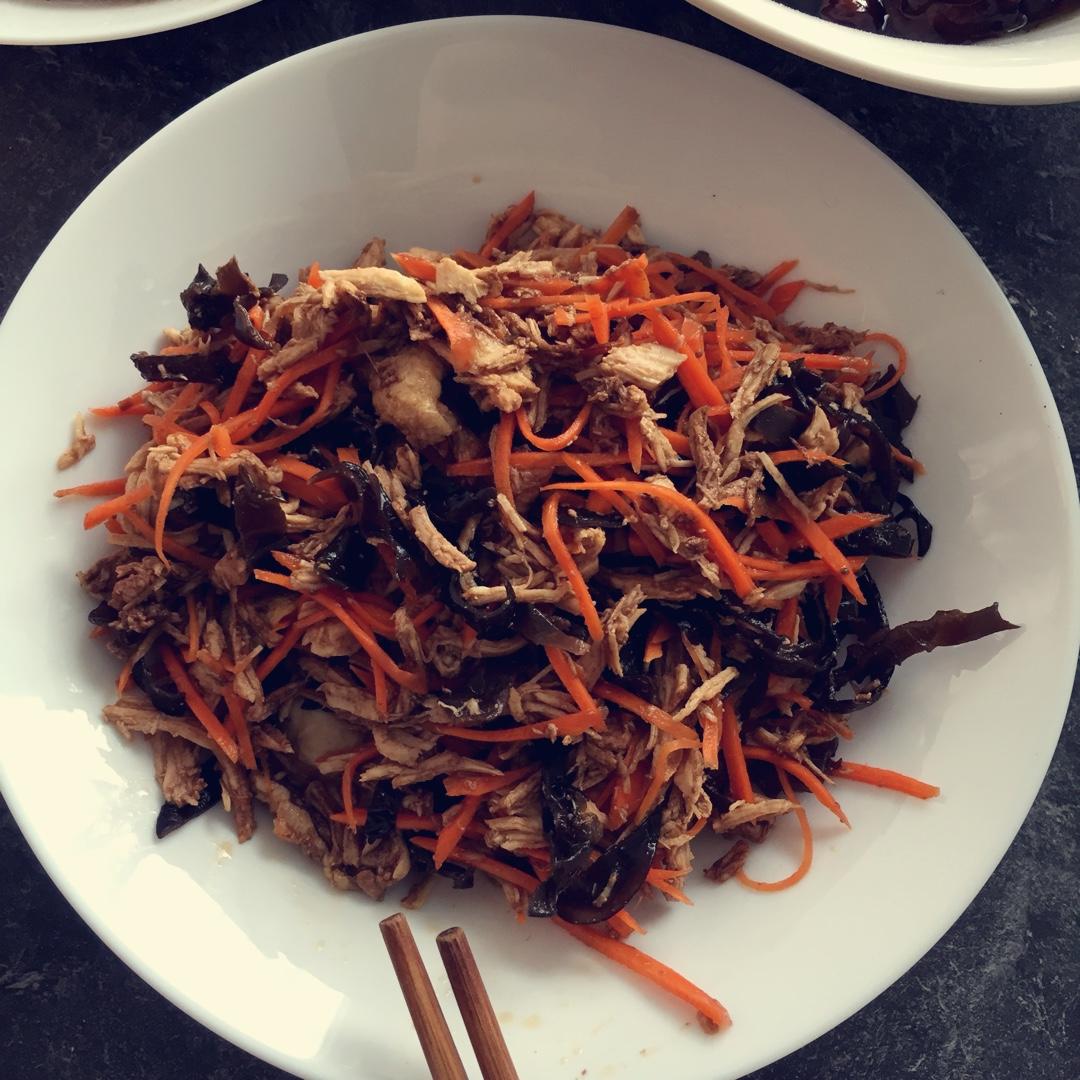 减脂健身｜凉拌手撕鸡丝（香辣&麻油版）