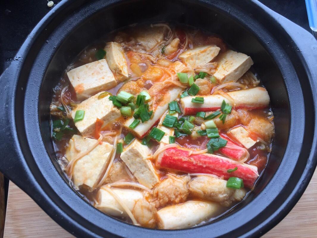 龙利鱼豆腐煲