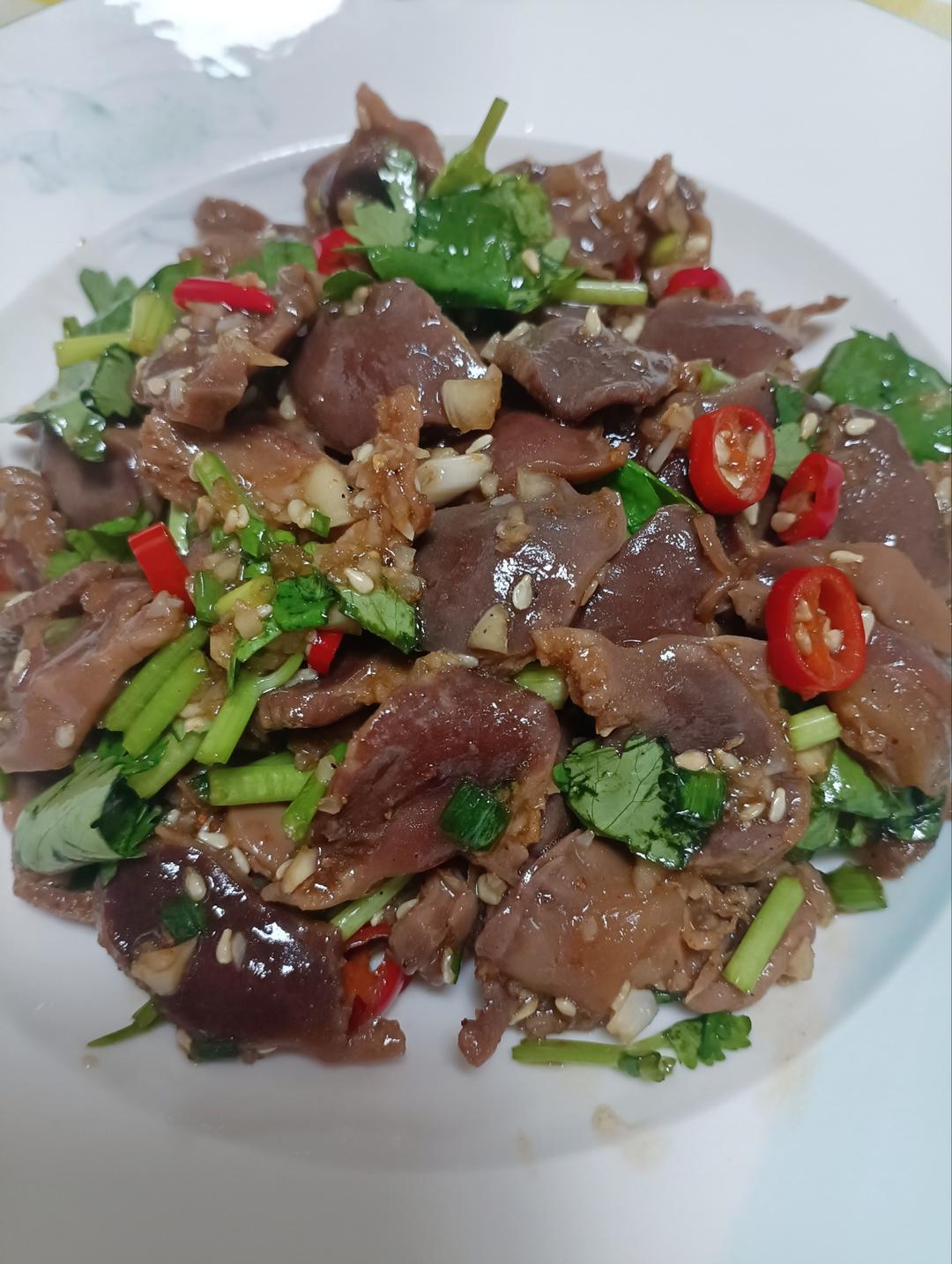 三碗米饭还不够❗️酸辣过瘾的凉拌鸡胗