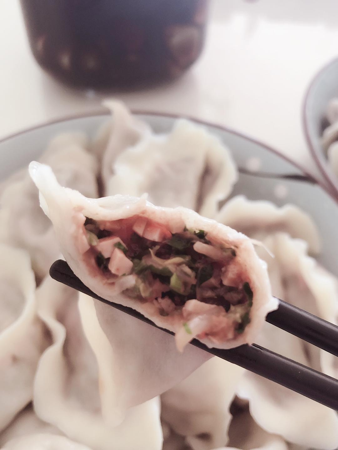 天津素饺子09的做法