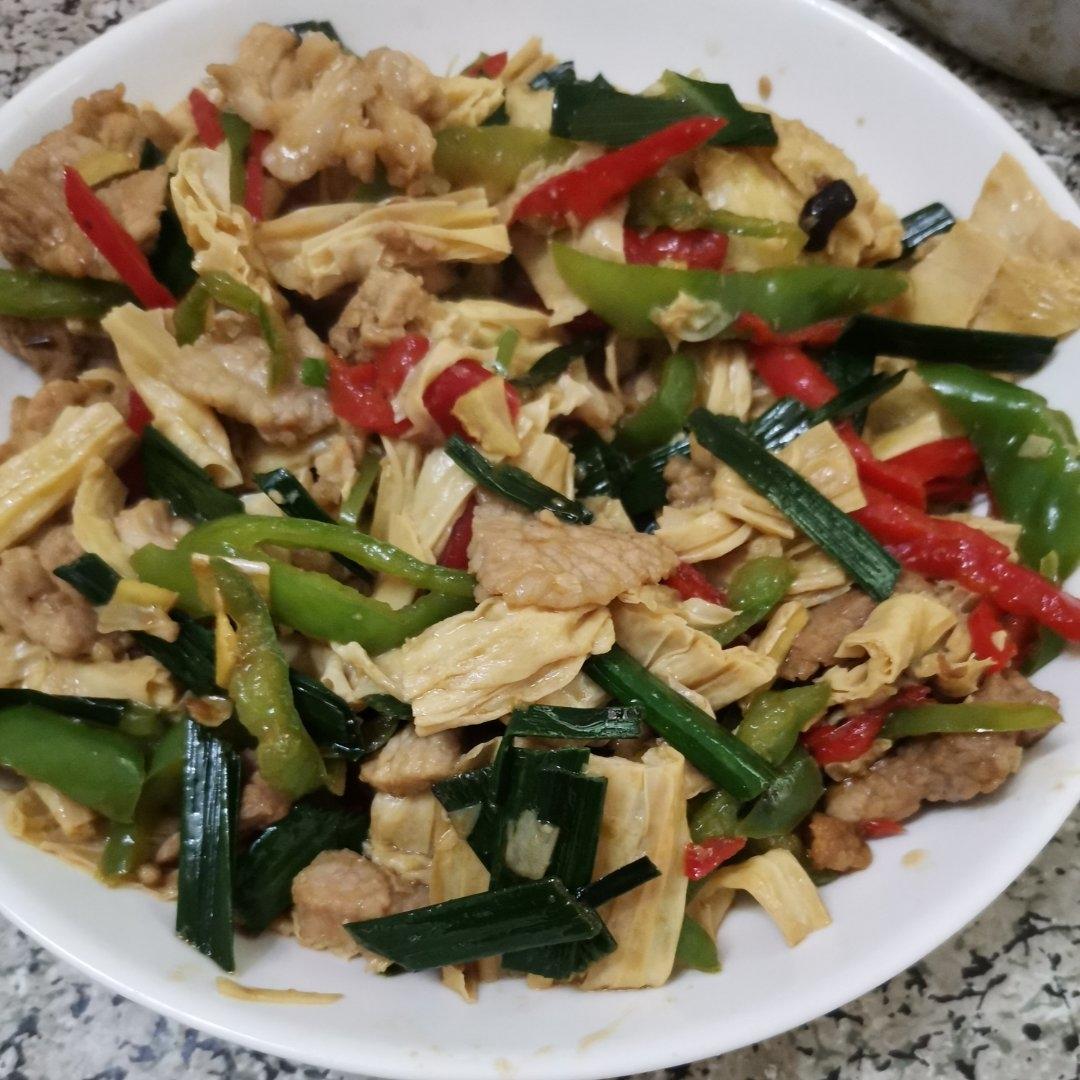 腐竹炒牛肉