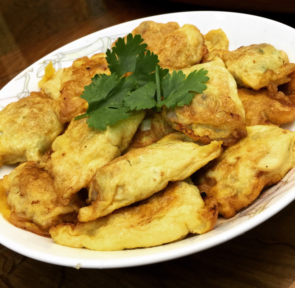 葱香肉末鸡蛋卷