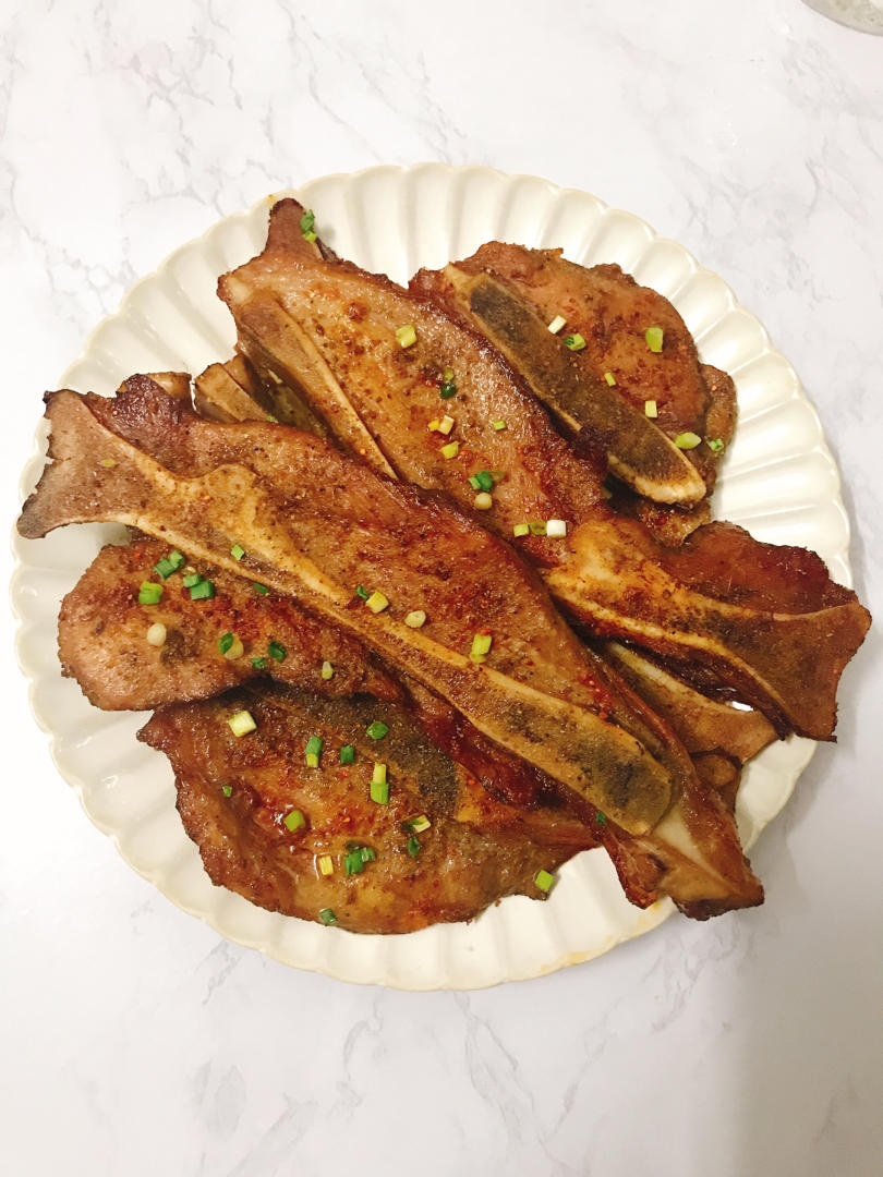 卡露児做的烤扇子骨烤箱版