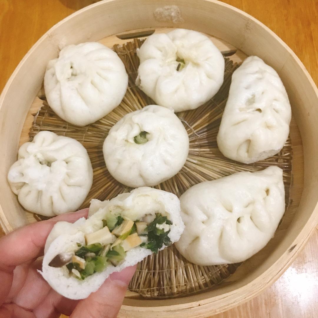节省一半时间的大包子（另付翠绿菜包子，肉包子，腹黑包子食谱）
