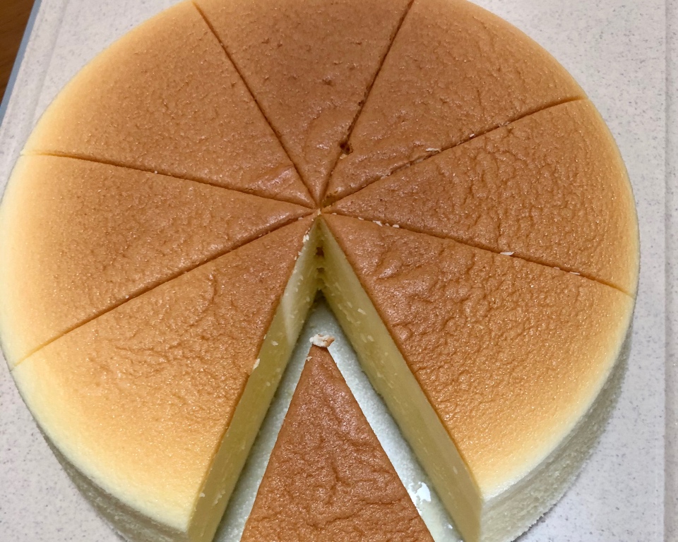 8寸轻乳酪蛋糕不开裂不缩腰的做法 步骤19