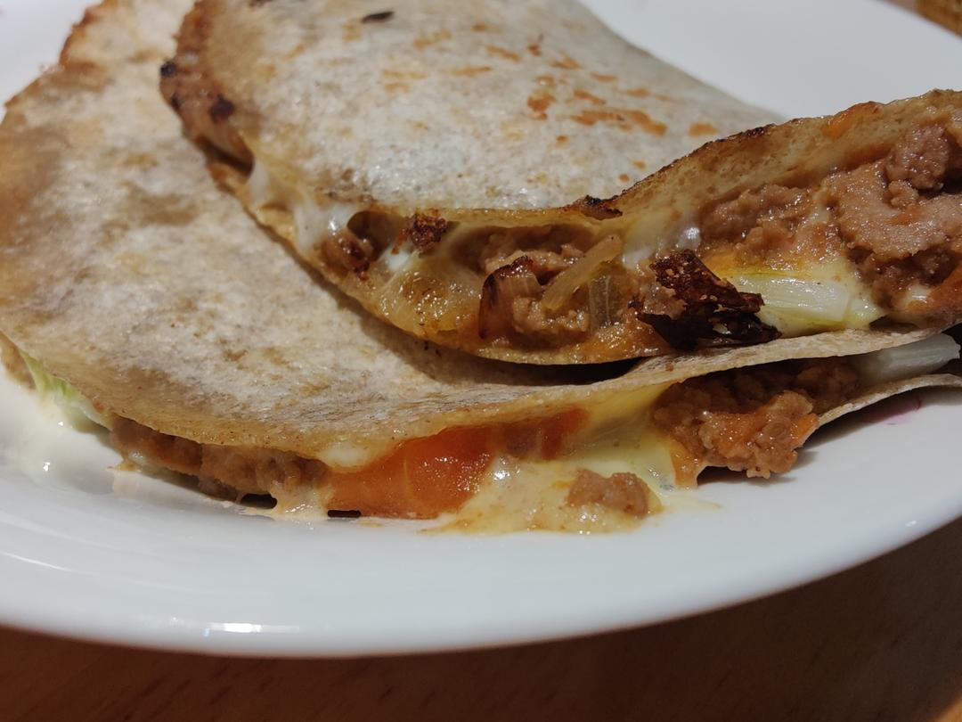 肉酱土豆泥芝士卷饼🌮做法简单味道绝绝子