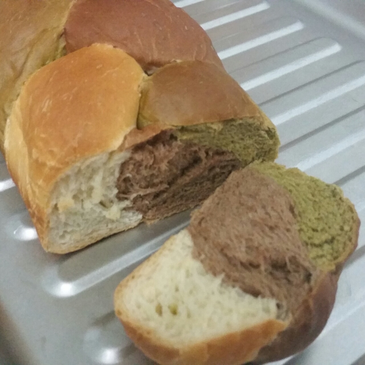 彩色土司面包