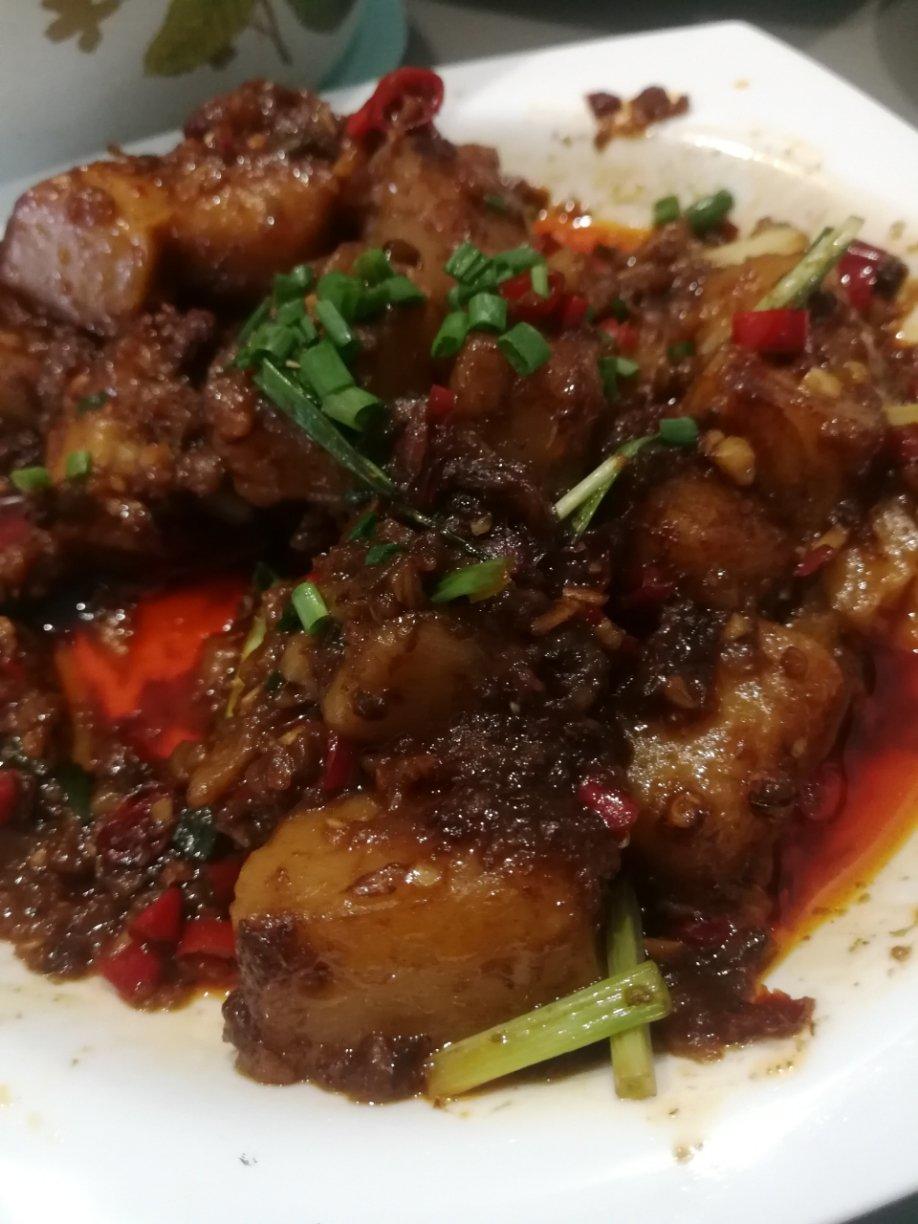 湖南口味红烧米豆腐